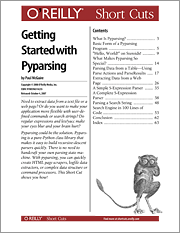 O'Reilly Short Cuts: Getting Started with Pyparsing [EN]